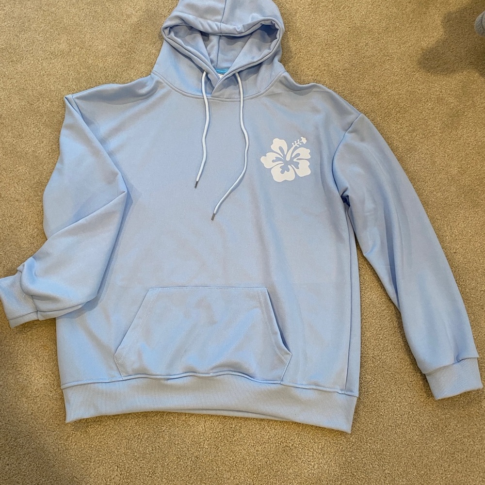 Blue Beachy Hoodie